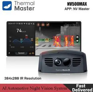 NV500Max Night Vision Camera for Car 500m Detect Range 384*288 Thermal Imager
