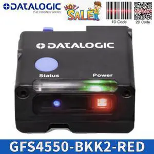 Da,talogic GFS4550-BKK2-RED 2D RS232 Red illumination Barco,de Scann,er with Cable