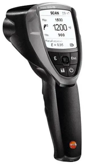 Testo 835-T2 Infrared Thermometer 1500 °C 4-point Laser & 50:1 Optics 0560 8352