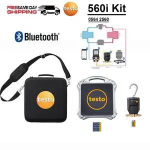 Testo 560i Kit - Digital Refrigerant Scale and Intelligent Valve with Bluetooth