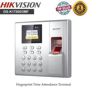 DS-K1T8003MF 2.4-inch LCD Fingerprint Time Attendance Terminal IP Access Control