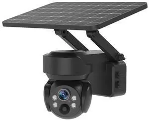 Solar Powered Camera 2MP WIFI/4G Home Outdoor PTZ Security IP CCTV Solar Camera Black WIFI