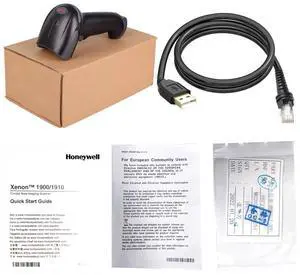 Hon,eywell 1900GSR-2USB 2D Area-Imaging Handheld Barco,de Scann,er & USB Cable US
