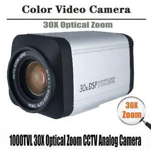 C,C,TV Analog Camera 1000TVL 30X Optical Zoom Auto Focus Digital Security Camera