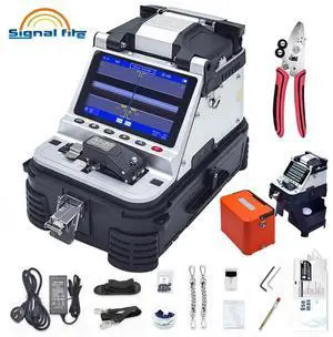 Signal Fire AI-20 Fiber optic fusion splicer one-step fiber cleaver+Toolbox KIT