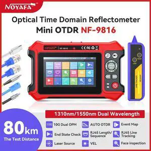 OTDR IPC Tester 1310/1550nm Optical Fiber 10G Dual OPM Multi in 1 Optical Time Domain Reflectometer with OPM OLS VFL Map