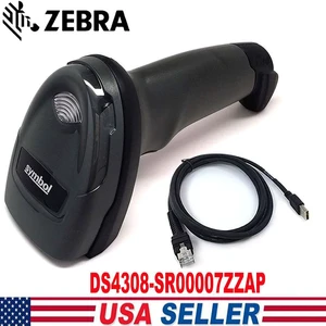 Ze,bra Sy,mbol DS4308-SR00007ZZAP 2D Handheld Barco,de Scann,er Reader W/ USB Cable Ze,bra Sy,mbol DS4308-SR00007ZZAP 2D Handheld Barco,de Scann,er Reader W/ USB Cable