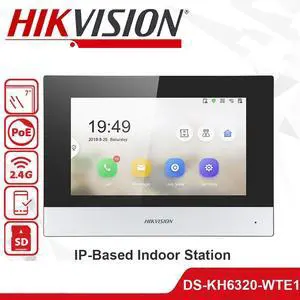 Hi,kvi,sion DS-KH6320-WTE1 7 inch Monitor WiFi PoE Indoor Station Video Intercom