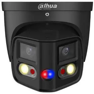 Da,hua 8MP Panoramic TiOC WizSense SMD4.0 PoE IP Camera IPC-PDW3849-A180-AS-PV Black