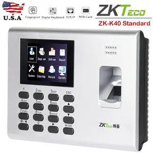 ZK,teco K40 Access Control TCP/IP USB Clock Biometric Fingerprint Time Attendance