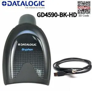 Da,talo,gic Gryphon GD4590-BK-HD Handheld 2D Wired Barco,de Scann,er Imager USB Kit