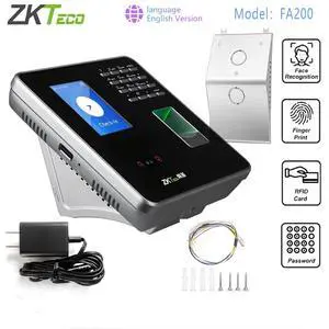 ZKTeco FA200 Face Access Control System Fingerprint Access Controller Keypad US ZKTeco FA200 Face Access Control System Fingerprint Access Controller Keypad US