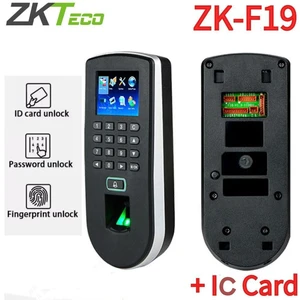 ZKTeco F19 ID/IC/WIFI/ADMS TCP/IP Biometric Fingerprint Time Attendance Access Control F19+IC ZKTeco F19 ID/IC/WIFI/ADMS TCP/IP Biometric Fingerprint Time Attendance Access Control F19+IC