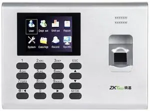 ZKTeco K40 Biometric Fingerprint Time Attendance Clock TCP/IP Access Control ZKTeco K40 Biometric Fingerprint Time Attendance Clock TCP/IP Access Control