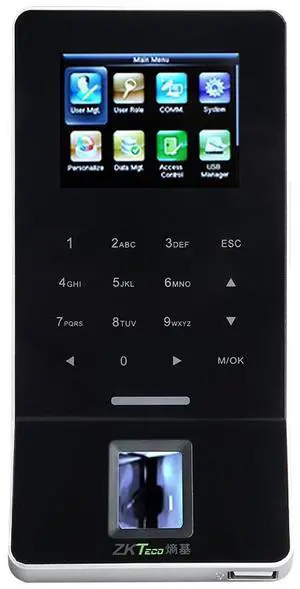 ZKTeco F22 WiFi Fingerprint Access Control Attendance Time Clock 2.4" Screen F22+ID ZKTeco F22 WiFi Fingerprint Access Control Attendance Time Clock 2.4" Screen F22+ID