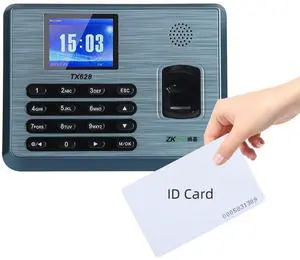 ZKTeco TX628 TCP/IP Fingerprint RFID Time Clocks for Employees Small Business- TX628+ID Card ZKTeco TX628 TCP/IP Fingerprint RFID Time Clocks for Employees Small Business- TX628+ID Card