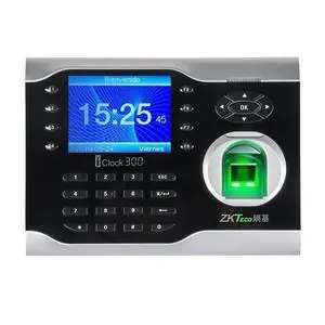 ZKTeco iClock300 ID/IC TCP/IP Biometric Fingerprint Time Clock Attendance System ZKTeco iClock300 ID/IC TCP/IP Biometric Fingerprint Time Clock Attendance System
