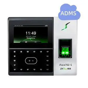 New ZKTeco iFace702-S 4G ADMS Facial Fingerprint Recognition Attendance Machine iFace702-S+4G+ADMS New ZKTeco iFace702-S 4G ADMS Facial Fingerprint Recognition Attendance Machine iFace702-S+4G+ADMS