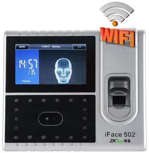 New ZKTeco iFace502 Fingerprint Face Recognition Time Attendance Access Control- iFace502+WIFI New ZKTeco iFace502 Fingerprint Face Recognition Time Attendance Access Control- iFace502+WIFI