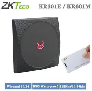 ZKTeco KR601 ID/CD IP65 Waterproof Door Access Control System RFID Card Reader ZKTeco KR601 ID/CD IP65 Waterproof Door Access Control System RFID Card Reader