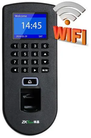 Zkteco F19 Linux TCP/IP Fingerprint Time Attendance And Access Control System F19+WIFI Zkteco F19 Linux TCP/IP Fingerprint Time Attendance And Access Control System F19+WIFI