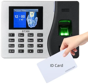 ZKTeco ST300 Fingerprint Password Time Clock for Employee Attendance System- ST300+ID