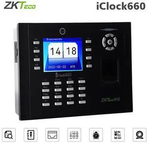 ZKteco iclock660 TCP/IP Fingerprint Recognition Time Attendance Access Control ZKteco iclock660 TCP/IP Fingerprint Recognition Time Attendance Access Control