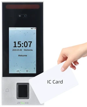 ZKTeco nFace128 Fingerprint Time Clock Biometric Attendance Machine nFace128+IC