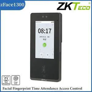 ZKteco zFace1300 ID/WIFI/ADMS Fingerprint Face Recognition Time Attendance- ZKteco zFace1300 ID/WIFI/ADMS Fingerprint Face Recognition Time Attendance-
