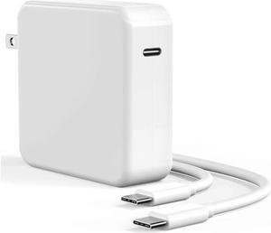 Cable USB-C Devices Charger-60W Fast Charger for USB C Port MacBook Pro/Air, iPad Pro, Samsung Galaxy, and All USB C Devices, Including USB-C to USB-C Cable