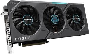 GIGABYTE GeForce RTX 4070 Ti EAGLE OC 12G Graphics Card, 3x WINDFORCE Fans, 12GB 192-bit GDDR6X, GV-N407TEAGLE OC-12GD Video Card