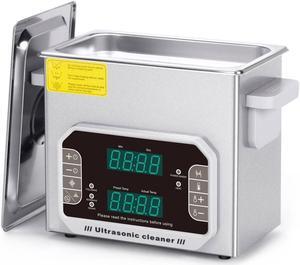 Touch Ultrasonic Cleaner 3L Sonic Cleaner with Heater and Basket for Metal Parts,Carburetor,Fuel Injector,Brass,Auto Parts,Engine Parts,Motor Repair Tools,etc