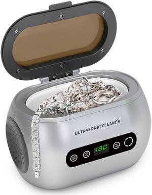 Digital Ultrasonic Cleaner 600ML Sonic Cleaner with Heater and Basket for Metal Parts,Carburetor,Fuel Injector,Brass,Auto Parts,Engine Parts,Motor Repair Tools,etc