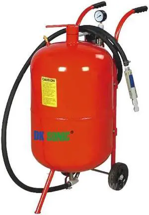 DK SONIC Machines for blast cleaning a surface