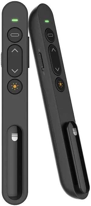 Presentation Pointer Pen, 2.4 GHz Wireless, 100m Effective Distance, USB PowerPoint Red Light Pointer Presenter Presentation Remote Control Pointer Clicker Pen