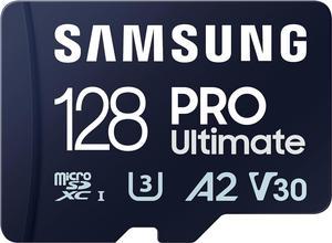 Samsung Micro SD PRO Ultimate 200MB/s + Adapter Flash Memory Card 128GB