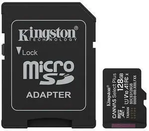 Kingston MicroSD Canvas Select Plus 150MB/s Memory Card 128GB