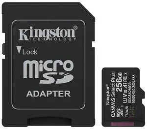 Kingston MicroSD Canvas Select Plus 150MB/s Memory Card 256GB