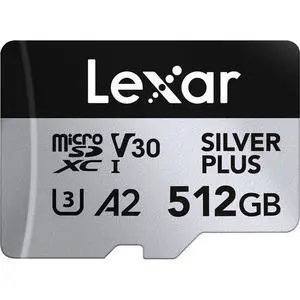Lexar Micro SD Professional SILVER PLUS Flash Memory Card 512GB