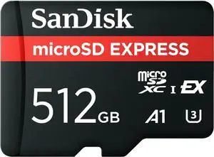 SanDisk MicroSD Express 880MB/s Flash Memory Card 512GB