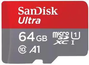 SanDisk MicroSD Ultra UHS-I 140MB/s (SDSQUAC) Flash Memory Card 64GB SanDisk MicroSD Ultra UHS-I 140MB/s (SDSQUAC) Flash Memory Card 64GB