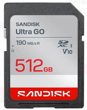 SanDisk SD Ultra GO UHS-I (SDSDUGN) Flash Memory Card 512GB SanDisk SD Ultra GO UHS-I (SDSDUGN) Flash Memory Card 512GB