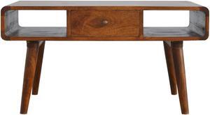 Curved Chestnut Coffee Table