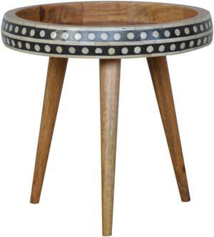 Small Patterned Nordic Style End Table