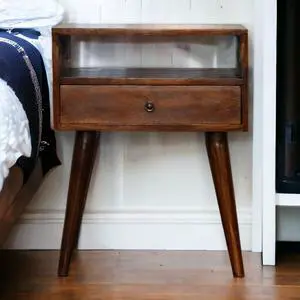 Artisan Furniture Modern Chestnut Solid Wood nightstand