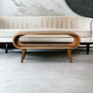 Artisan Furniture Amaya Nordic Style Oak-ish Coffee Table