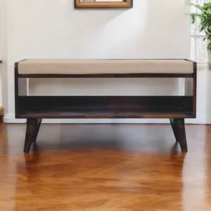 Artisan Furniture Solid Wood California Walnut bench