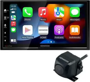 Kenwood eXcelon DMX709S 2-DIN Car Stereo, Apple CarPlay/Android Auto, SXM Ready