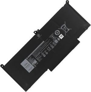 HECALES New 60Wh F3YGT Laptop Battery for Dell Latitude 12 7000 7280 7290/13 7000 7380 7390/14 7000 7480 7490 P28S P28S001 P73G P73G002 Series DM3WC DM6WC 2X39G KG7VF 451-BBYE 453-BBCF 7.6V 4-CelI