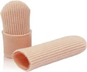 Paiying 4 Pcs Large Foot Toe Bandage Finger Tube Protector